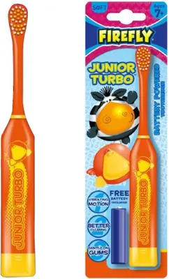 Obrázok produktu pre Junior Turbo, elektrická zubná kefka, oranžová, 7r+