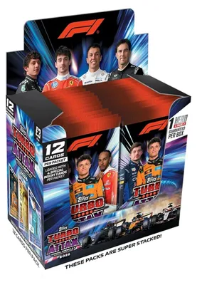 Image de Topps F1 2026 Turbo Attax Cards – Full Box of 24 Hero Pack Sachets