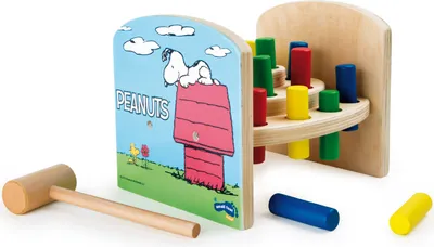 Image de Small Foot Design 5726 Banc de frappe Peanuts, coloré (1 pièce)