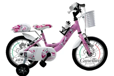 Produktbild von Dievča bicykel Canellini VENERE 14"BABY BUNNY - Ružová