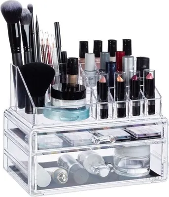Immagine prodotto di Organizzatore per il trucco con 2 cassetti