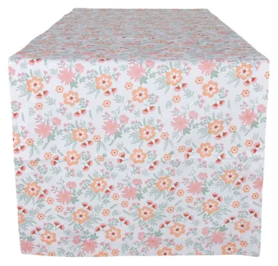 Immagine prodotto di OttoSimon Runner da tavola in cotone rosa 50x140 cm, tessile decorativo da tavola