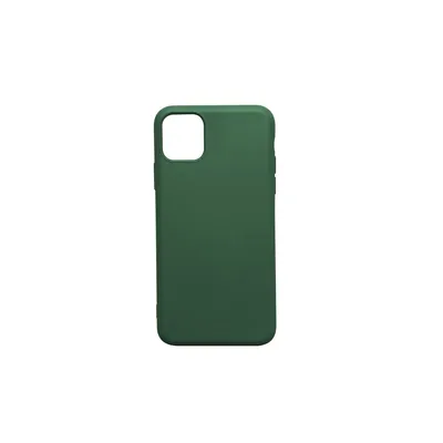 A green smartphone case is shown against a white background.