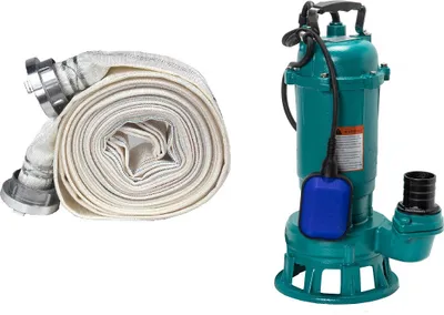 Produktbild von Schmutzwasserpumpe Fäkalienpumpe 24000 L/Std. 20 30 M Schlauch Tauchpumpe Cutter Schwimmerschalter : Ausführung - Pumpe