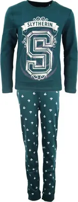 Harry Potter Slytherin Pyjama Für Jungen - Baumwolle & Super Bequem