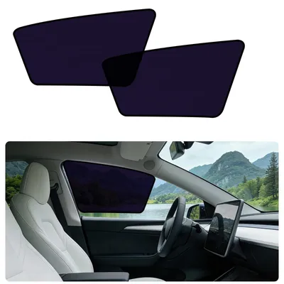 Image de Ensemble de 2 protections solaires pour Tesla Model 3