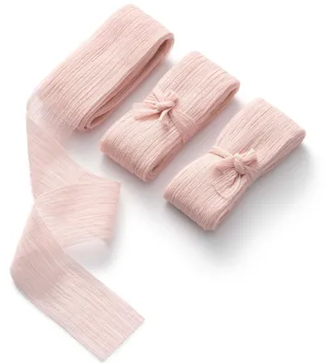 Productafbeelding van Chiffon Cadeaulint Roze Set van 3 Rollen
