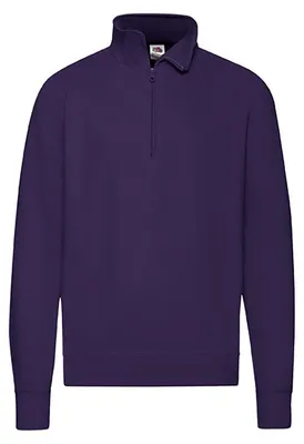 Produktbild von Sweatshirt, Halber Reißverschluss - FOL ZIP NECK SWEAT - purple - Größe S