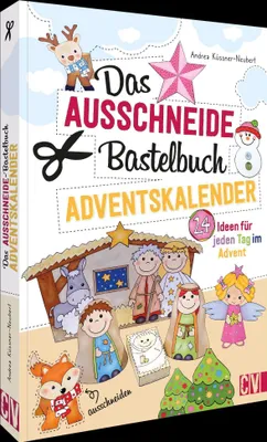 Produktbild von Das Ausschneide-Bastelbuch Adventskalender