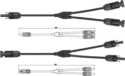 Produktbild von PV-Y Solarstecker Verteiler 2er paar