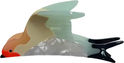 Produktbild von Haarklammer für Damen, Taubenflügel-Design, Haarspange für den Hinterkopf, leicht, bequem, rutschfeste Zähne, Haarstyling-Clip