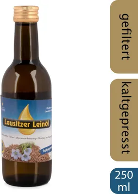 Produktbild von Lausitzer Leinöl (kaltgepresstes Leinöl), 250ml
