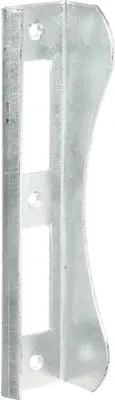 Zdjęcie produktu dla Ogranicznik do bram z zamkiem wpuszczanym | do ram o grubości ok. 37 mm | ocynkowany ogniowo | 37 x 181 mm | zestaw 3 szt