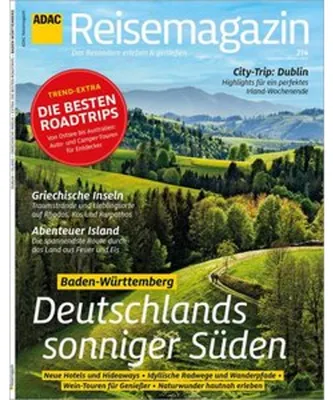 Zdjęcie produktu dla ADAC Reisemagazin mit Titelthema Deutschlands sonniger Süden - Baden-Württemberg