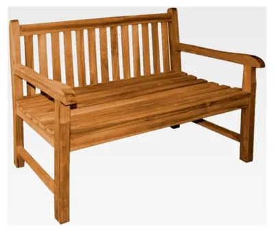 Produktbild von Teakholz Bank Piceno Massivholz Wetterfest