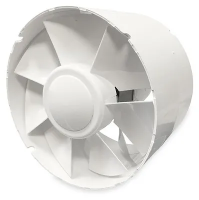 Produktbild von Blauberg - Weißer Rohrventilator - 150 mm - Timer