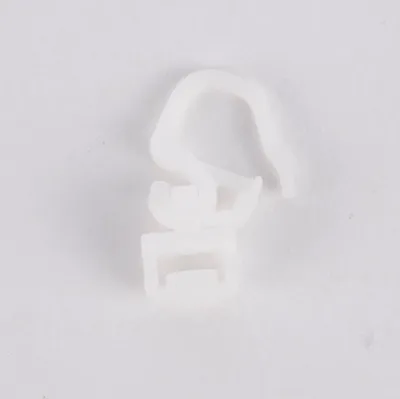 Produktbild von Original Hinno Clic Gleiter HC31 Gardinen-Clickgleiter Klickgleiter mit Faltenlegehaken kurz für 6mm Laufnut 100 Stück