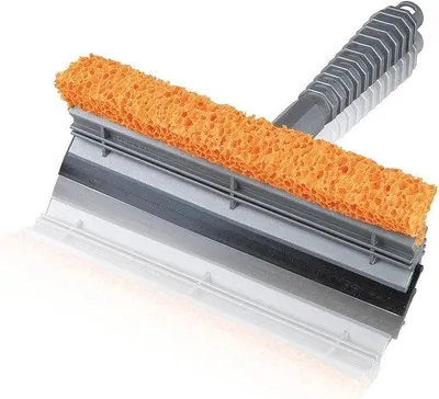 Produktbild von Famanu Fensterreiniger mit Treklippe und Gummisponge - 20 cm Wisserbreite
