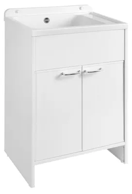 Zdjęcie produktu dla Szafka dolna (58,2 x 78 cm) z umywalką (58 x 38 cm), w zestawie z syfonem