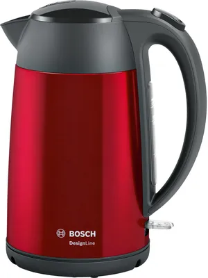 Image de Bosch TWK3P424 bouilloire 1,7 l Gris, Rouge 2400 W