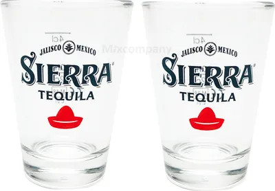 Produktbild von Sierra Tequila Shotglas Shotgläser Glas Gläser 2 und 4cl geeicht - 2er Set