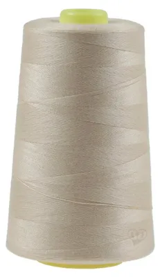 4572m Polyester Overlock Garn zartes elfenbein
