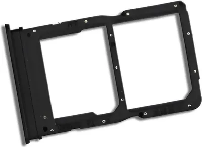Produktbild von Ersatz Dual SIM-Kartenhalter für Honor X6a, Schwarz