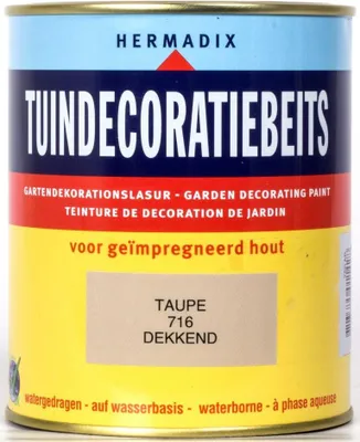 Produktbild von Gartendekorationsbeize 716 taupe 750 ml Hermadix