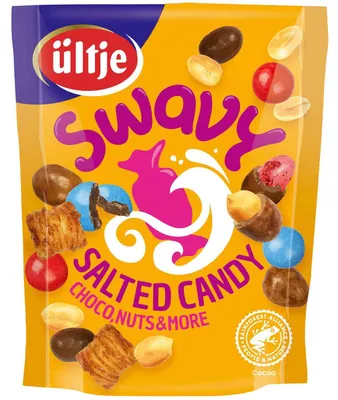 Obrázek produktu pro ültje Swavy Slaný Snack Snackmix s želé fazolemi a čokoládovou čočkou 140g