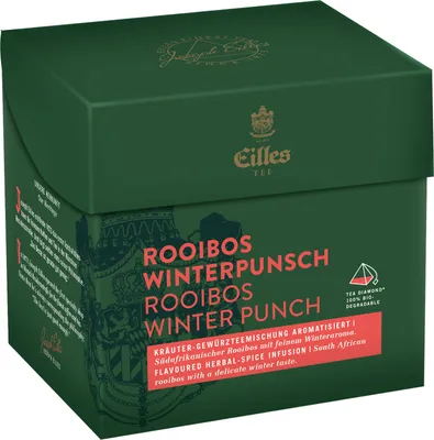 Produktbild von EILLES TEE Tea Diamond ROOIBOS WINTERPUNSCH im Pyramidenbeutel, 20er Box