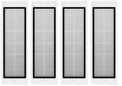 Produktbild von HEPA-Ersatzfilter für Roborock S5 Max S6 MaxV - 4 Stück - Für S50 S55 E25 E35 - Mit Reinigungsbürste