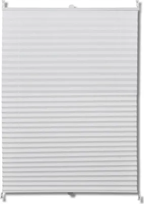 Produktbild von vidaXL Plissee Faltrollo Rollo Plisseerollo 110x100cm Weiß