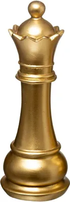 Zdjęcie produktu dla Dekoracja Szachy Hetman złoty 25,5cm