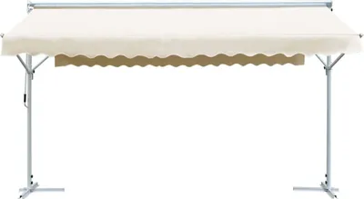 Produktbild von vidaXL Freistehende Markise 500x300 cm Creme