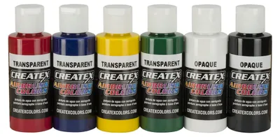 Airbrush-Set 60 ml, Emaillefarbe, Mehrfarbig, Halbglanz