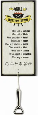 Produktbild von Gilde Alu Schild Wetterstation Grill