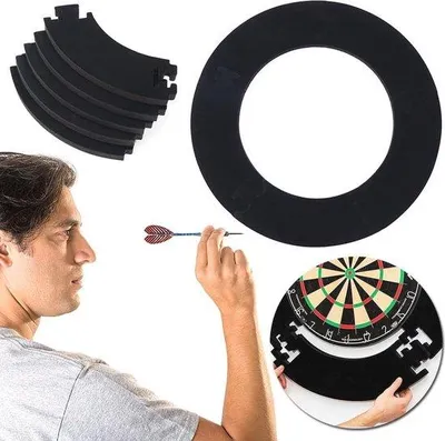Productafbeelding van Dartbordbeschermer voor alle dartborden - EVA-materiaal met een puzzeldesign, zonder lijm