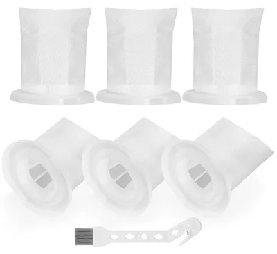 6er Set Ersatzfilter für Handstaubsauger, Kunststoff