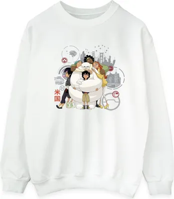 Produktbild von Disney - "Big Hero 6" Sweatshirt für Herren BI15314 (XXL) (Weiß)