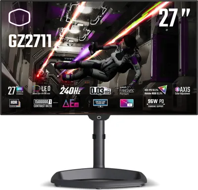 Produktbild von GZ2711 OLED (69 cm (27 Zoll), schwarz, QHD, AMD Free-Sync Premium, USB-C, 240Hz Panel)