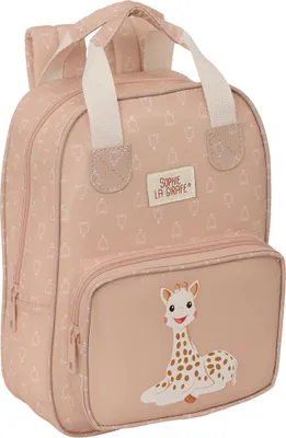 Immagine prodotto di Zaino scuola Sophie la Girafe Beige 20 x 28 x 8 cm