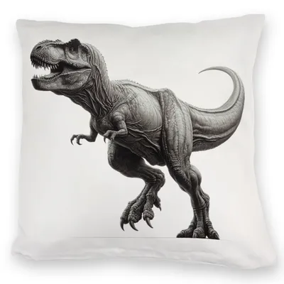 Produktbild von T-Rex Dinosaurier Kuschelkissen