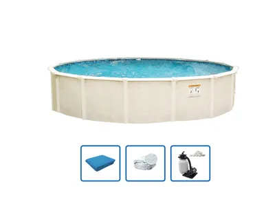 Produktbild von Interline Stahlwandpool "Century" Rund 5,50 m, Tiefe 1,32 m (Basis Set)