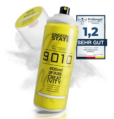 Productafbeelding van Spuitverf mat - Hoge dekking - Geschikt voor alle oppervlakken - 400 ml