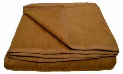 Produktbild von Kuscheldecke aus Baumwolle in Kaffeebraun, 260 x 240 cm