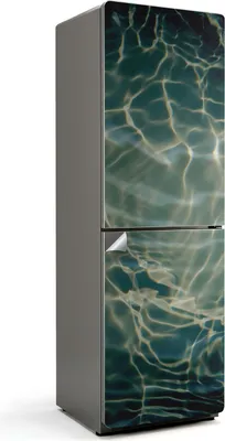 Produktbild von Abstraktes Rauchmuster – Kühlschrank Aufkleber – Klebefolie Kühlschrank – Kühlschrank Nachbildung – Kühlschrankfolie selbstklebend – Küchen Nachbildungation – 60x190 cm