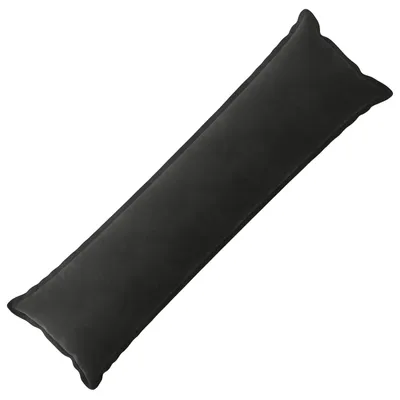 Image de Housse de coussin vidaXL HOUTEN, noire, 40 x 145 cm, en velours