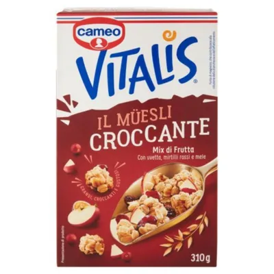 Immagine prodotto di Muesli Croccante Cameo con Frutti Rossi Secchi 310g
