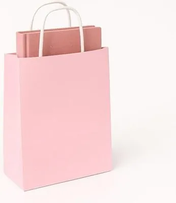 Obrázok produktu pre Darčeková taška z papiera, balenie 240 x 100 x 320, RUŽOVÁ, 10 kusov