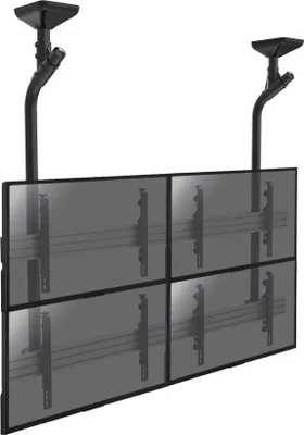 Image de Support plafond mur d'images pour 4 écrans TV 45''-55''